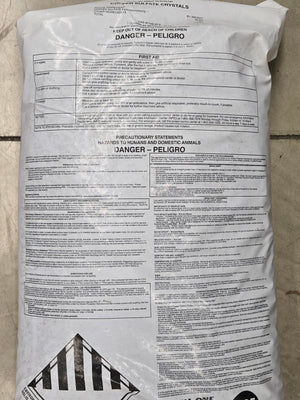 Copper Sulfate Med 50 lb for Your Pond