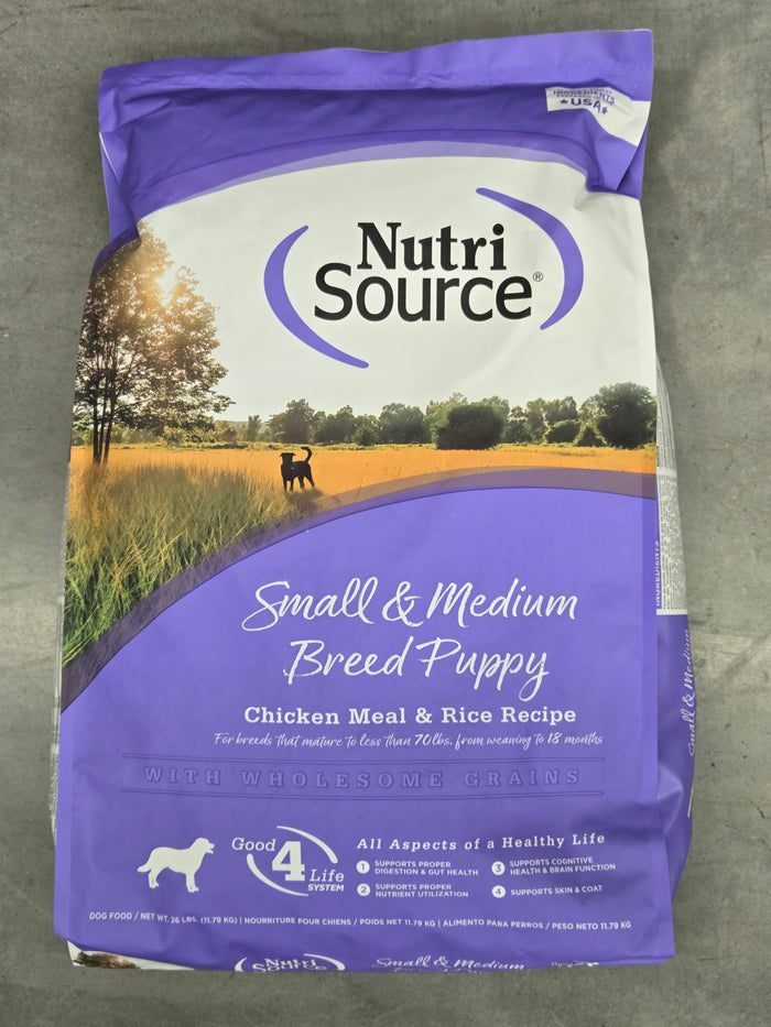 NS.26# Small/Medium Puppy Food (26 lbs)