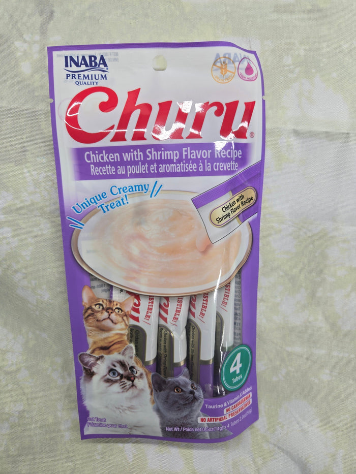 Inaba Churu Chicken and Shrimp Treats