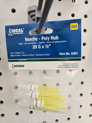 5PK 20x1/2 Poly Needle