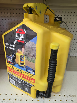 Diesel HDPE Yellow Fuel Can 5 Gallon