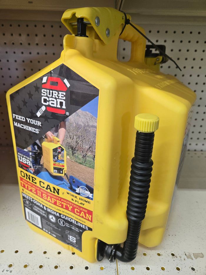 Diesel HDPE Yellow Fuel Can 5 Gallon
