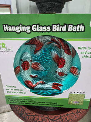 Koi Pond Bird Bath for Wild Birds