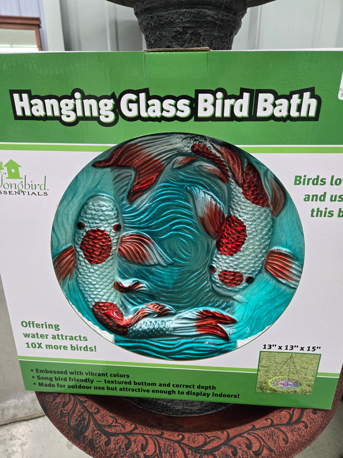 Koi Pond Bird Bath for Wild Birds