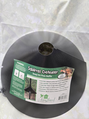 Squirrel Defeater Snap-On Bird Feeder Accessory