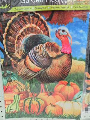 Turkey & Pumpkin Flag