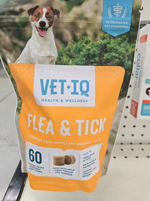 Flea Tick Dog Chew - 60 Count