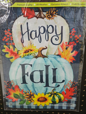 Happy Fall Pumpkin Flag