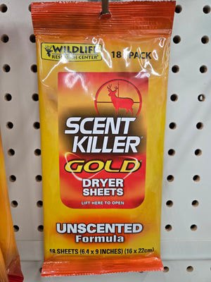Wr Scent Killer Dry Sheet
