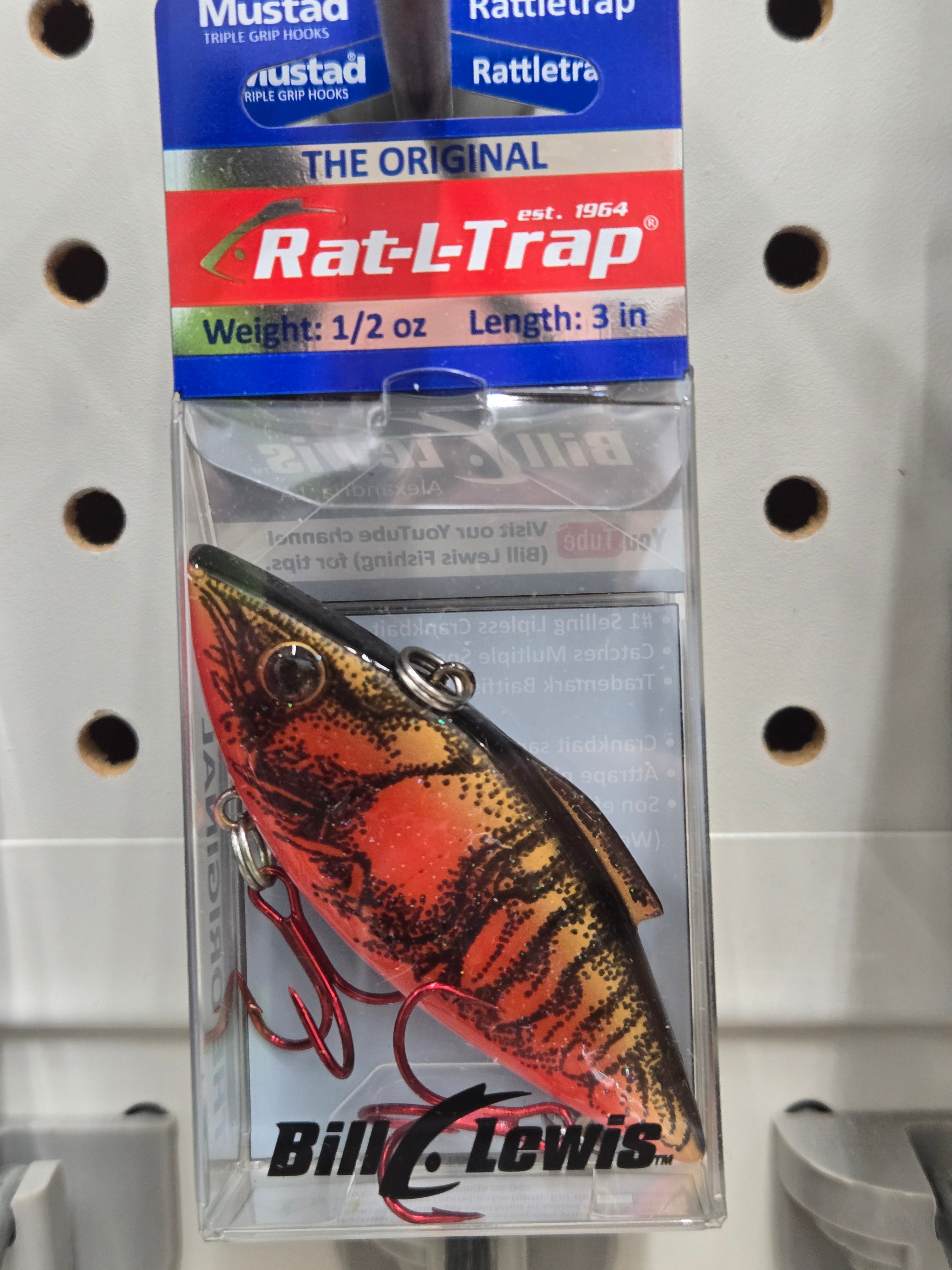 Rat-L-Trap Natural Red Bleeding Craw 1/2 oz