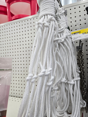 Wht.Cotton Hay Net