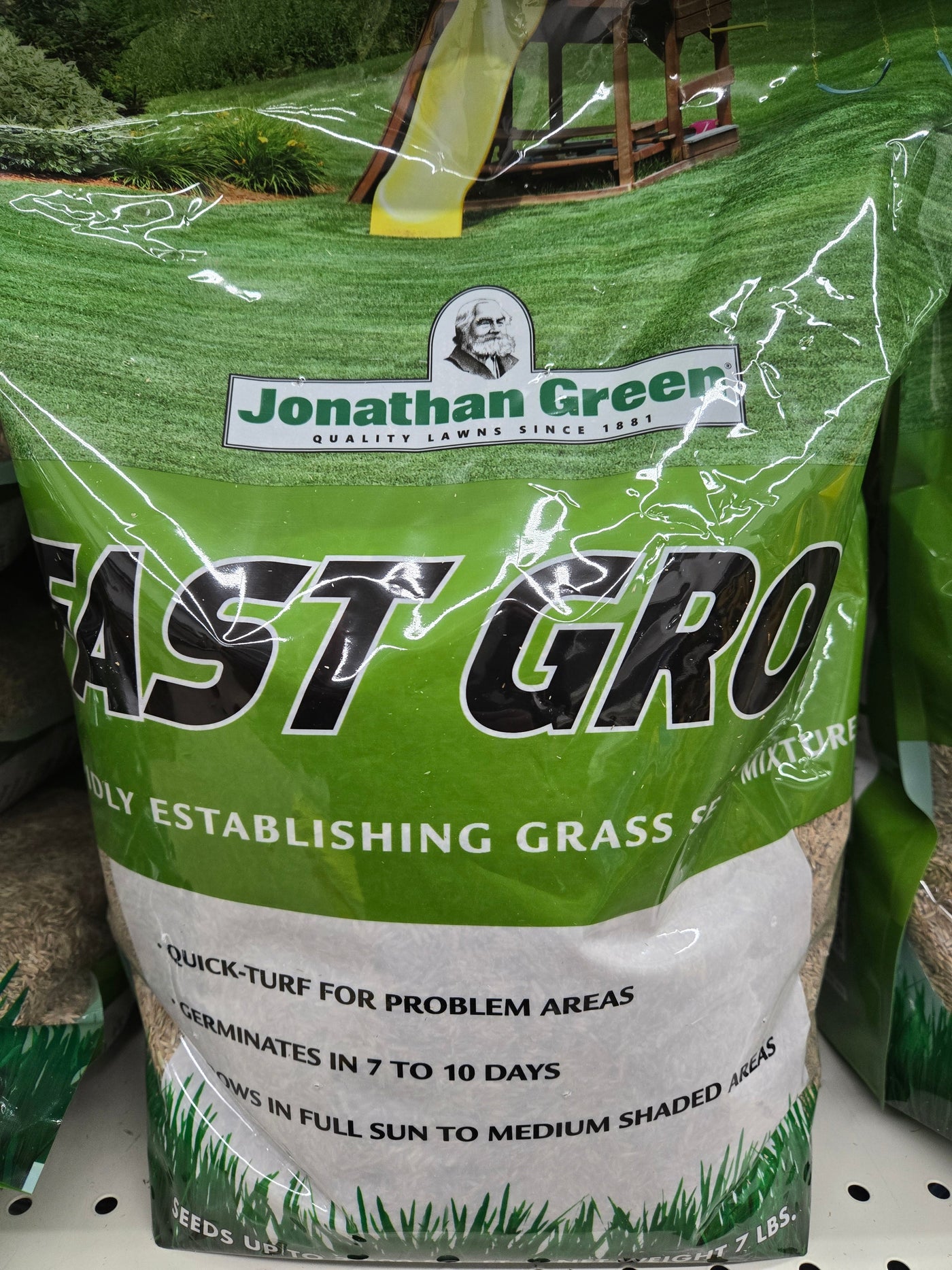 best fertilizer for planting grass seed Jonathan Green 10840 Grass Seed, Fast Grow, 7 lb Bag – Pettigrew-Online