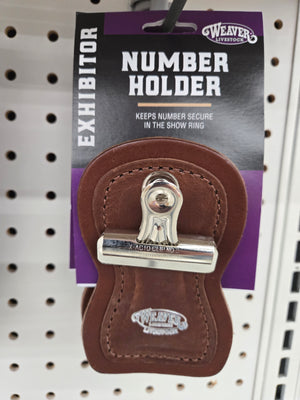 Show Number Holder Brown