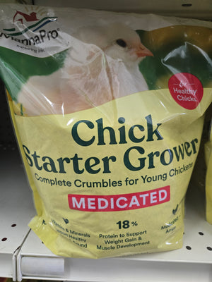 Medicated Chick Starter Grower Complete Crumbles 5#