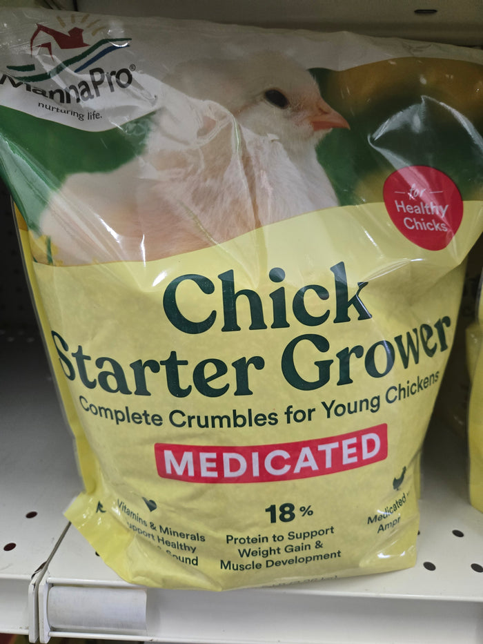 Medicated Chick Starter Grower Complete Crumbles 5#