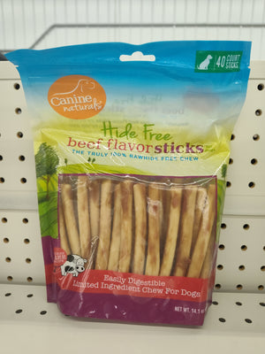 Canine Nat. Beef Chews 40 Pack