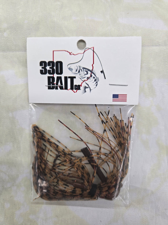 Football Jig 3/4 oz Black/Brown