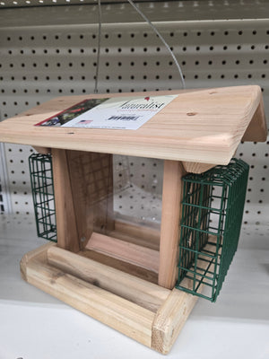 Hanging Feeder with Suet Basket