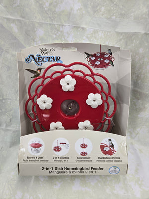 2-in-1 Plastic Dish for Wild Birds