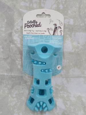 6" Teal Chw/Stf Foam Toy
