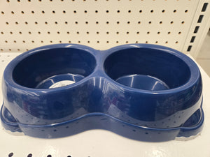 Moderna Double Blue Bowl