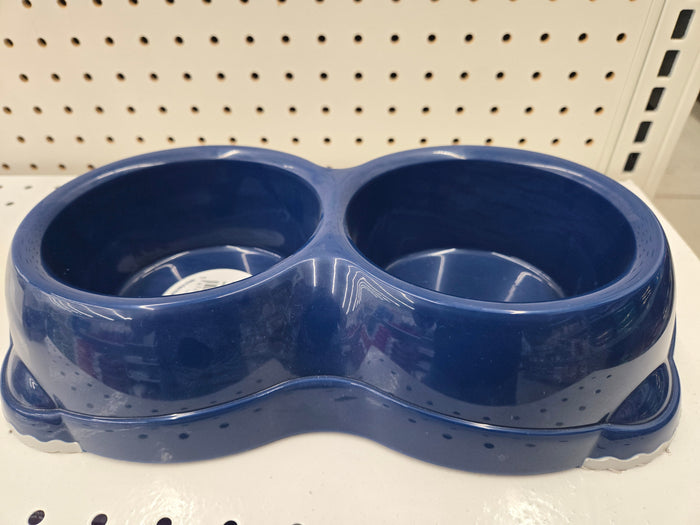 Moderna Double Blue Bowl