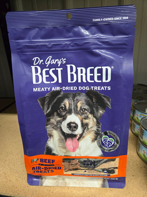 Dr. Gary's Best Breed Beef Air-Dried Treats 12o