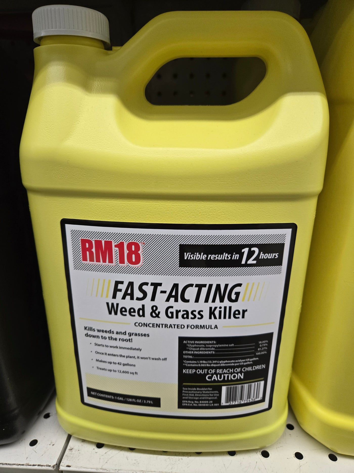 diquat herbicide tractor supply RM18 1 Gal. Concentrate Fast-Acting Weed & Grass Killer