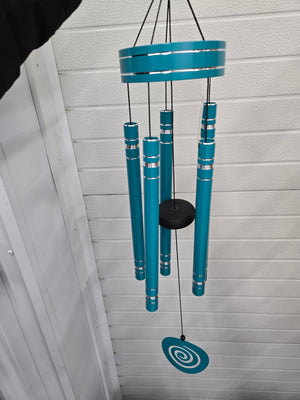 Teal 36" Spiral Chime