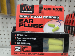 Walkers Yellow Cord Plugs