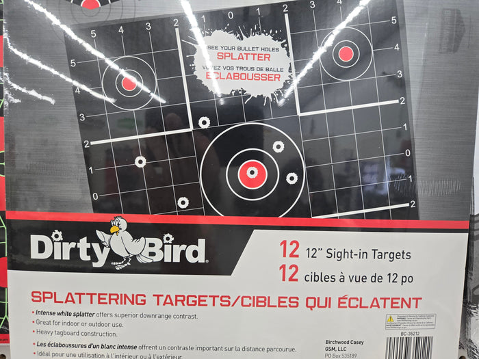 BC 12" Sighting Target