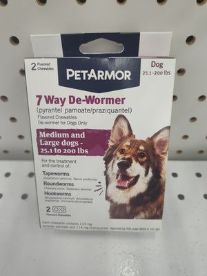 PetArmor De-Wormer for Medium and Large Dogs
