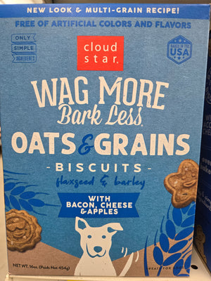Wag More Crunch Bacon, Cheese & Apple Treats