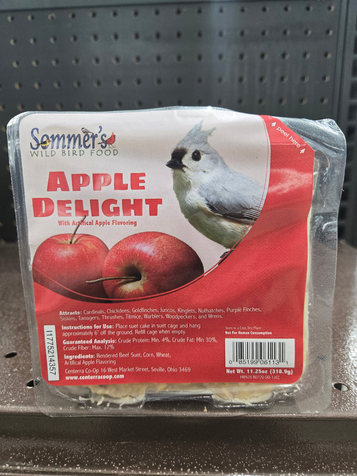 Apple Delight Suet Cake (1 lbs)
