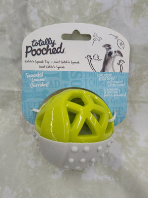 3.5'' Green Catch and Squeak Ball