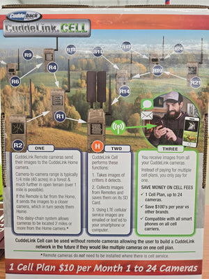 CuddeLink Dual Cell Trail Camera