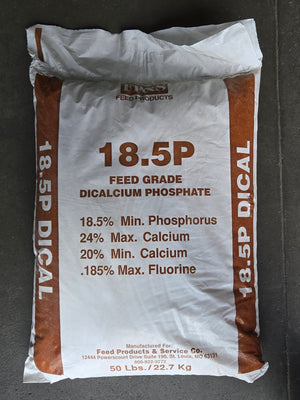 Dicalcium Phosphate 50 lb Livestock Feed