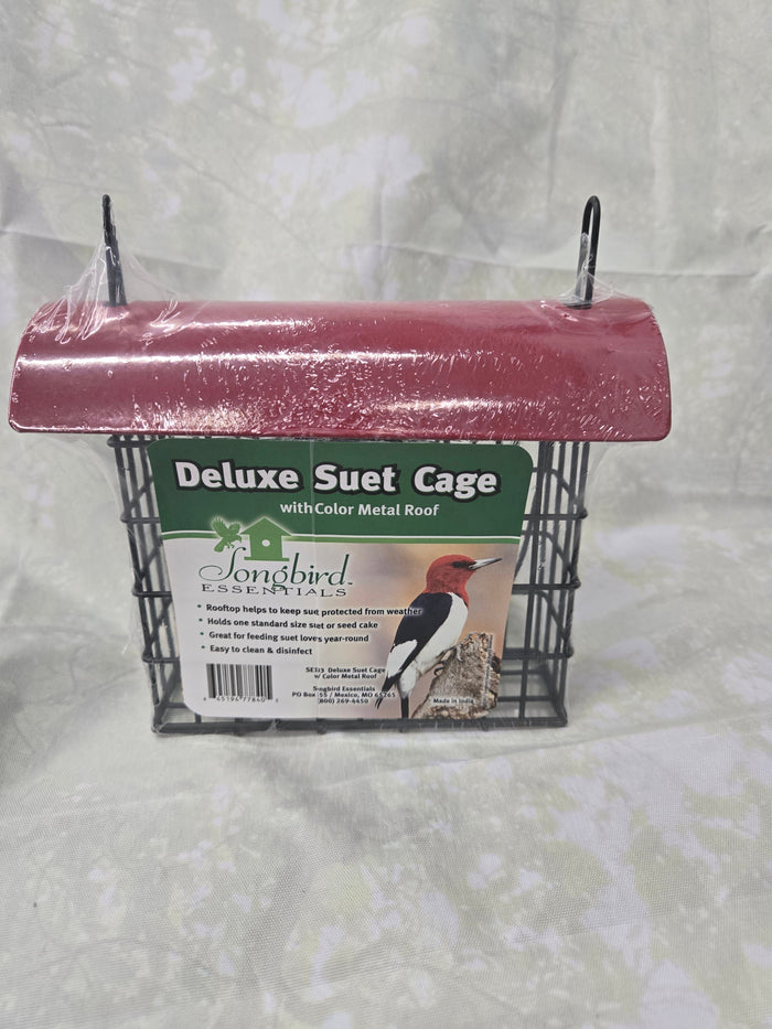 Deluxe Suet Cage with Colorful Design