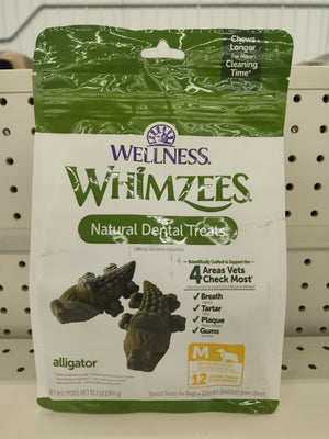 Whimzees Gator Medium - 12 Piece