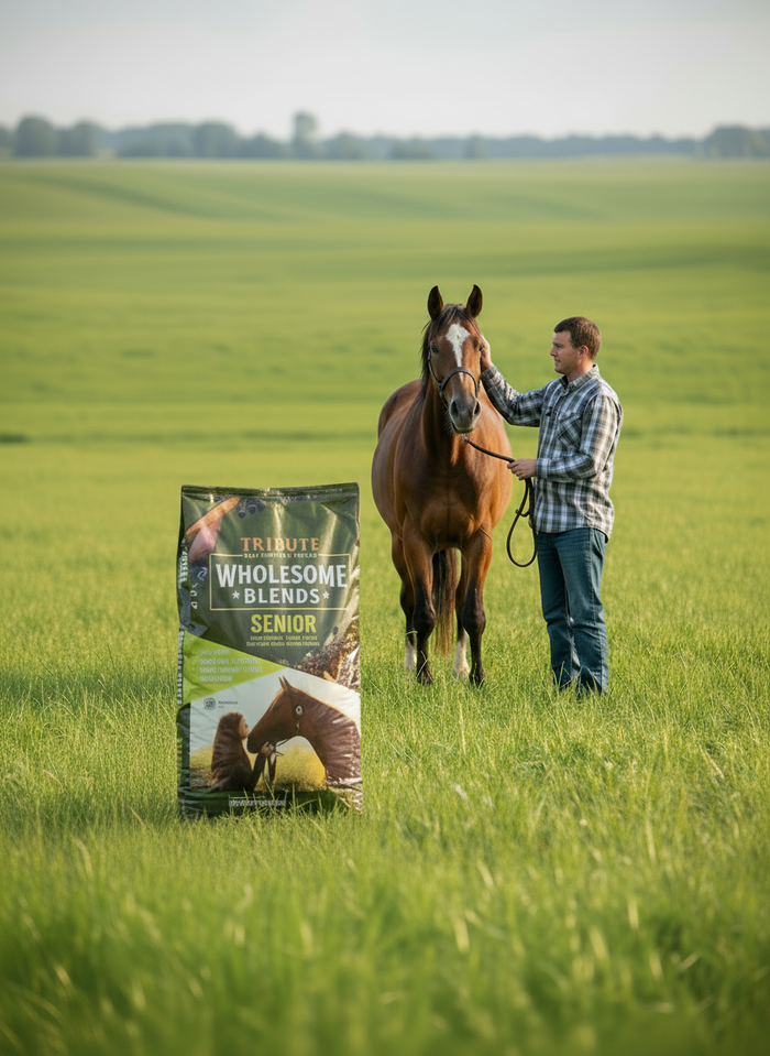 Tribute Wholesome Senior Horse Feed (50 lbs)