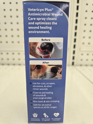 Vetericyn Plus Antimicrobial Wound & Skin Care Spray 3oz