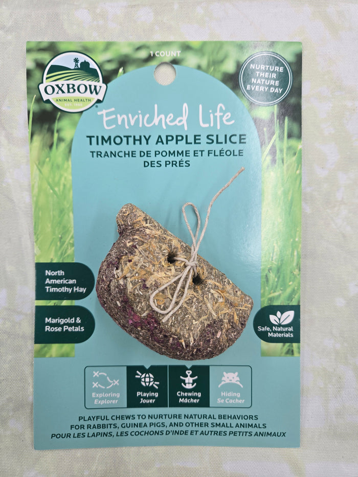 Oxbow Timothy Apple Slice
