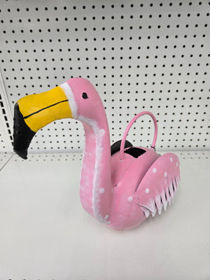 Flamingo Watering Can for Wild Birds