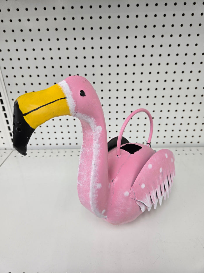 Flamingo Watering Can for Birds
