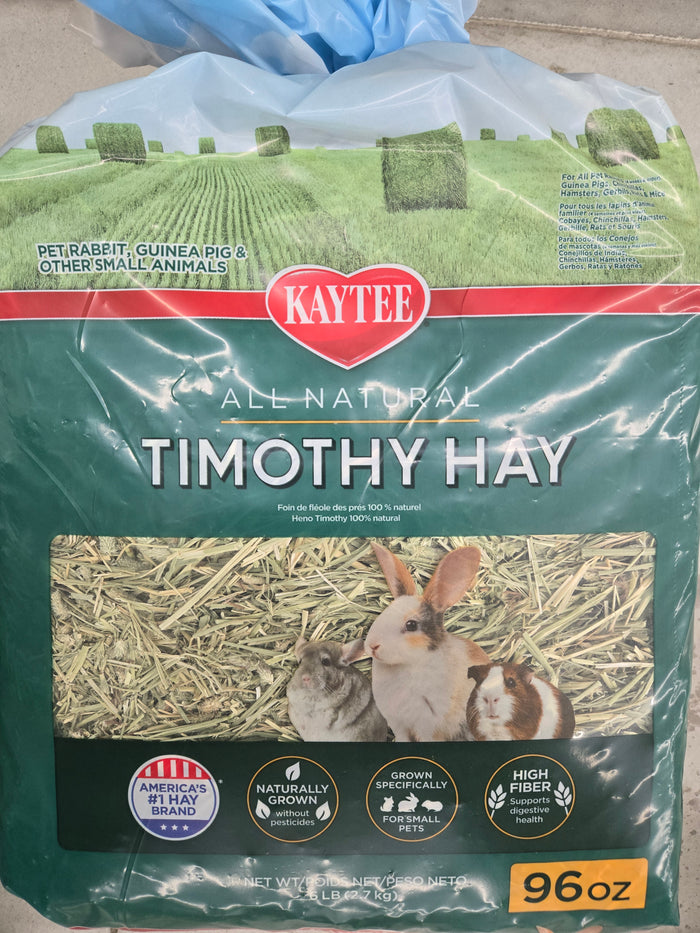 96 oz. Natural Timothy Hay (5.5 lbs)