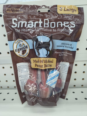 Smartbones Peanut Butter Large 3 Pack