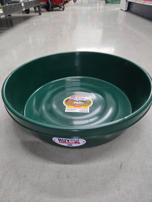 DuraFlex 3 Gal. Green Plastic Utility Pan