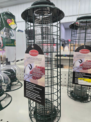 Caged Sunflower Seed Feeder for Wild Birds