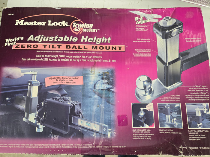 Master Lock Adjustable Height Hitch