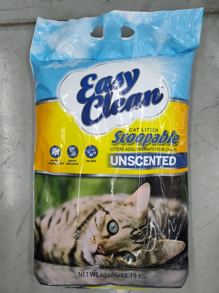Easy Clean Unscented Cat Litter (40 lbs)